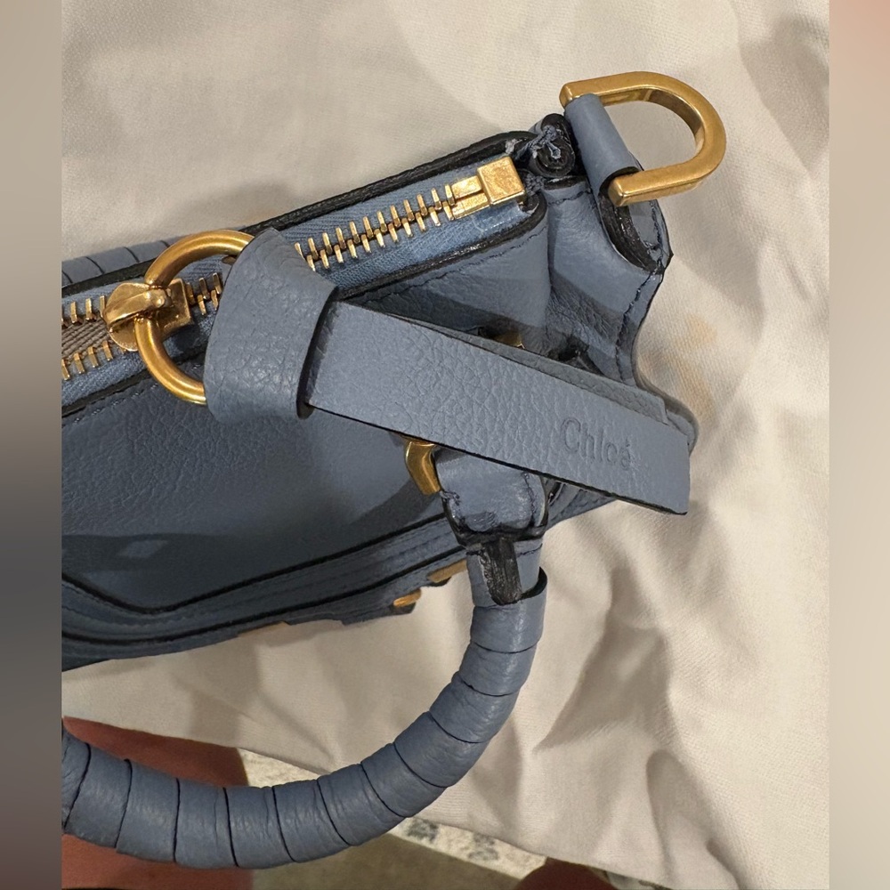 Chloé Marcie Mini in Light Blue - Picture 16 of 16